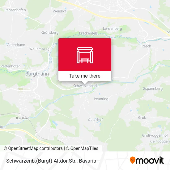 Карта Schwarzenb.(Burgt) Altdor.Str.