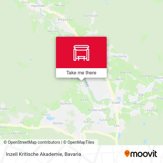 Карта Inzell Kritische Akademie