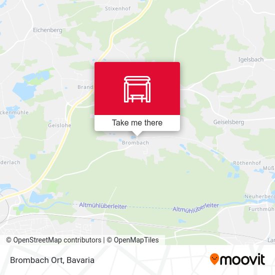 Карта Brombach Ort