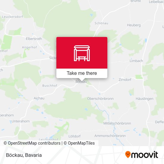 Карта Böckau