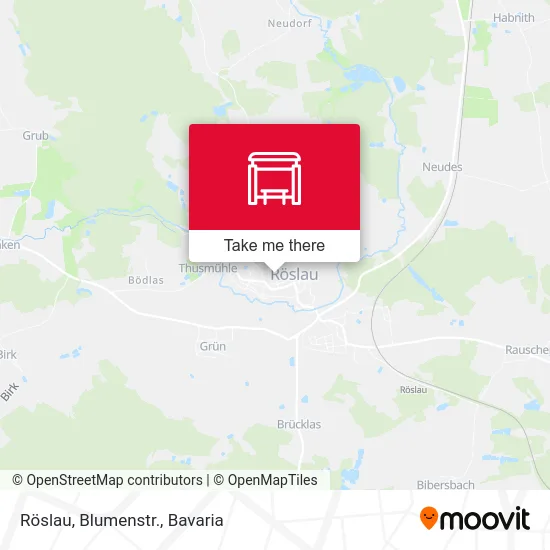 Карта Röslau, Blumenstr.
