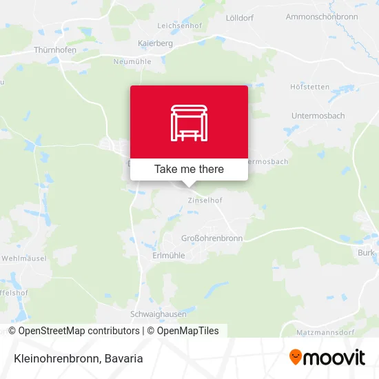 Карта Kleinohrenbronn