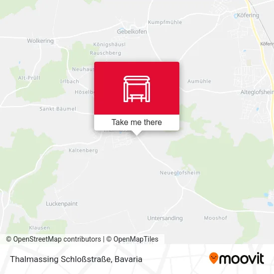 Карта Thalmassing Schloßstraße
