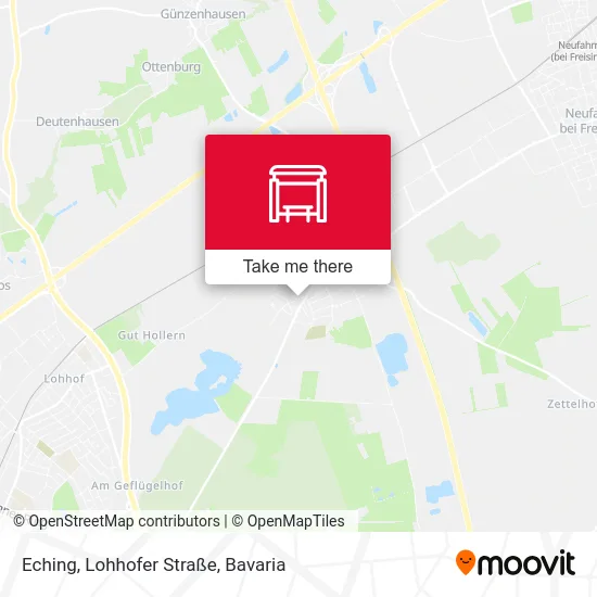Карта Eching, Lohhofer Straße