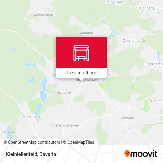 Карта Kleinlellenfeld