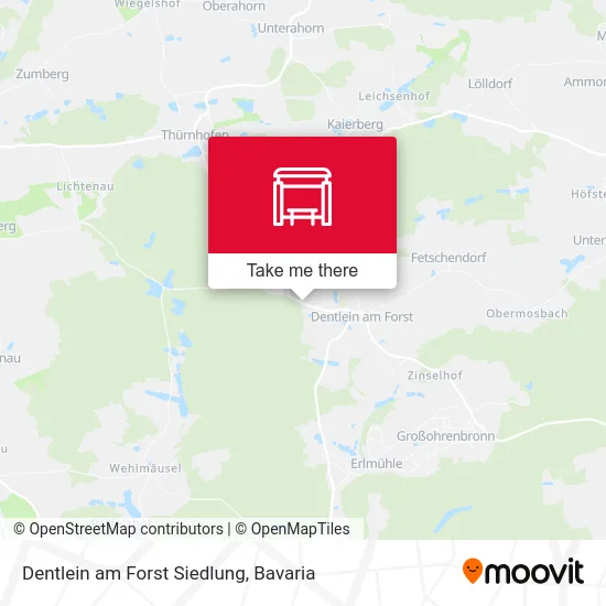 Карта Dentlein am Forst Siedlung