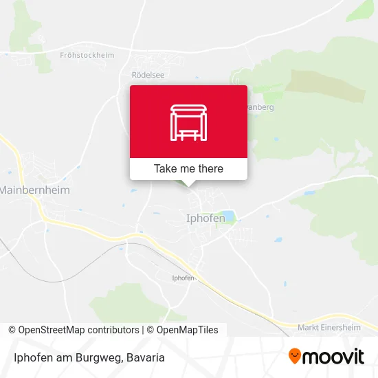 Карта Iphofen am Burgweg