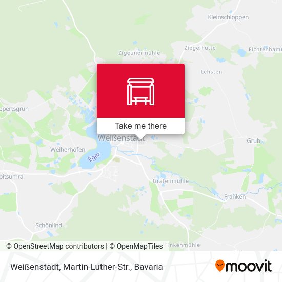 Карта Weißenstadt, Martin-Luther-Str.