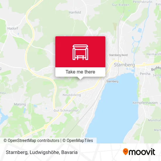 Карта Starnberg, Ludwigshöhe