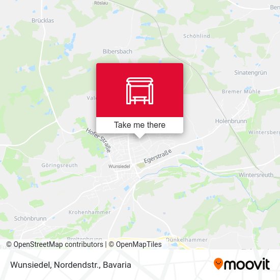 Карта Wunsiedel, Nordendstr.