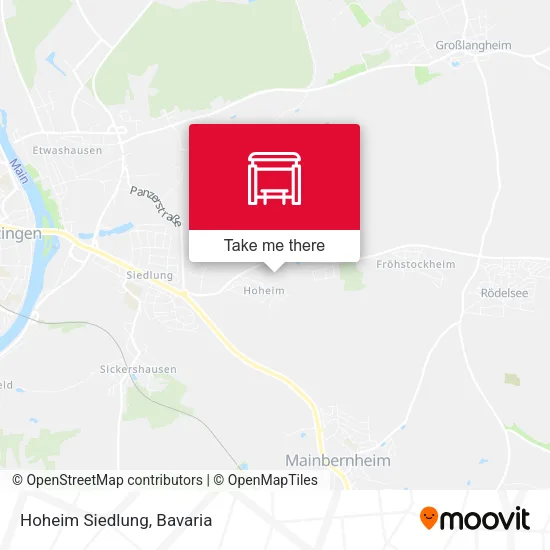 Карта Hoheim Siedlung