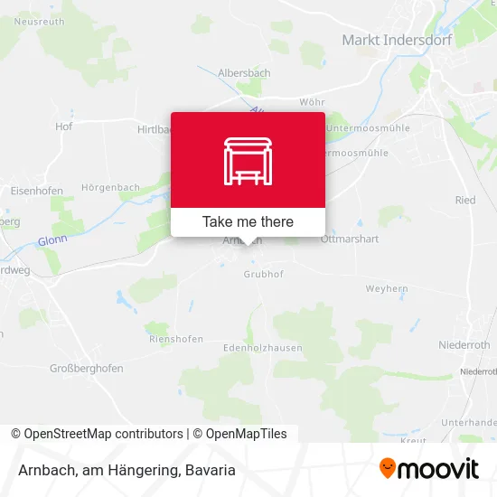 Карта Arnbach, am Hängering