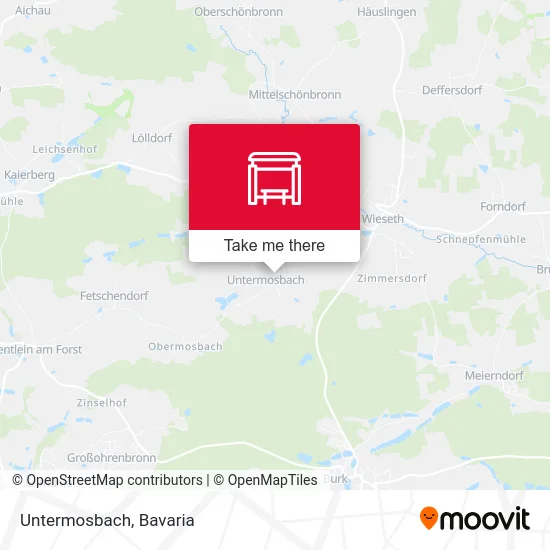 Карта Untermosbach