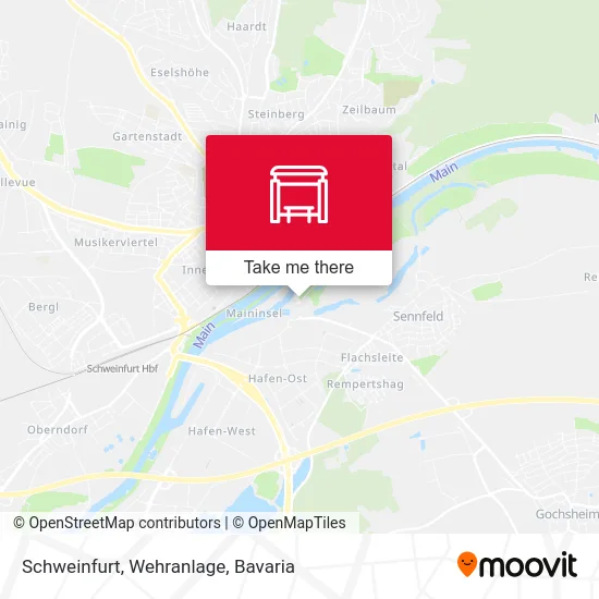 Карта Schweinfurt, Wehranlage
