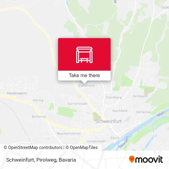 Карта Schweinfurt, Pirolweg