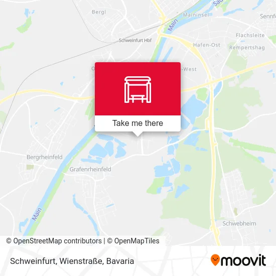 Карта Schweinfurt, Wienstraße