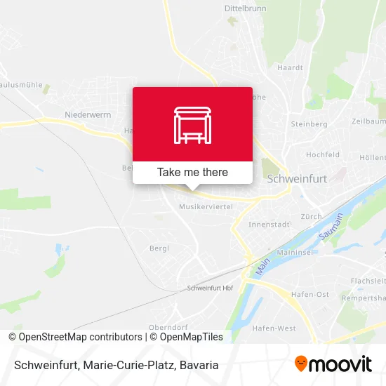 Карта Schweinfurt, Marie-Curie-Platz