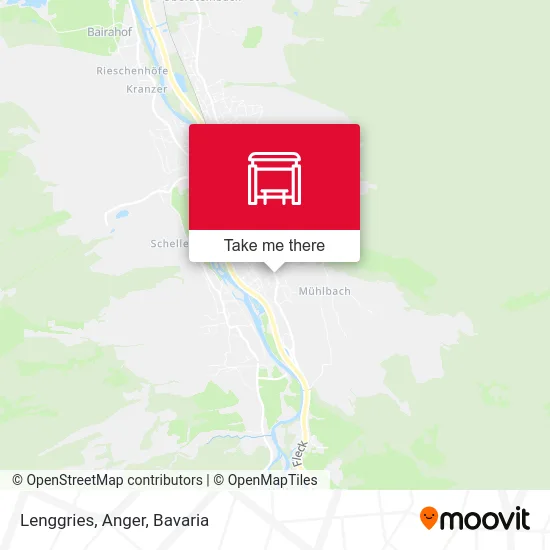 Карта Lenggries, Anger