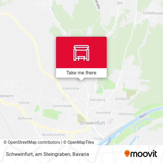 Карта Schweinfurt, am Steingraben