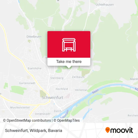 Карта Schweinfurt, Wildpark