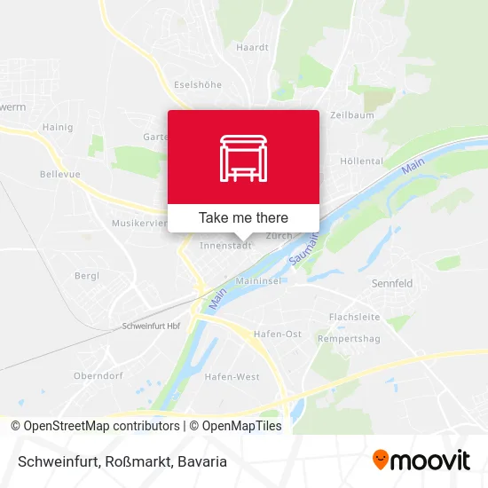 Карта Schweinfurt, Roßmarkt