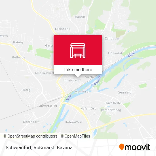 Карта Schweinfurt, Roßmarkt
