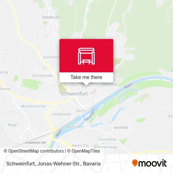 Карта Schweinfurt, Jonas-Wehner-Str.