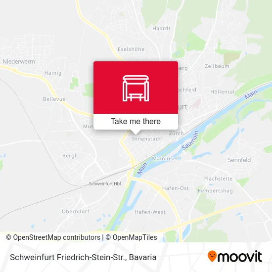 Карта Schweinfurt Friedrich-Stein-Str.