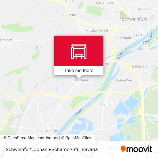 Карта Schweinfurt, Johann-Schirmer-Str.