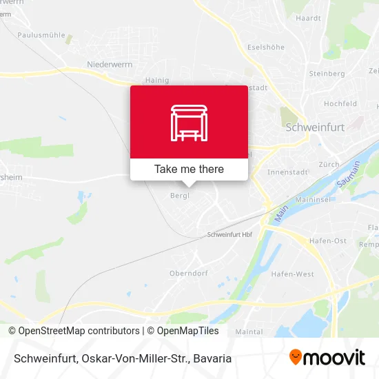 Карта Schweinfurt, Oskar-Von-Miller-Str.