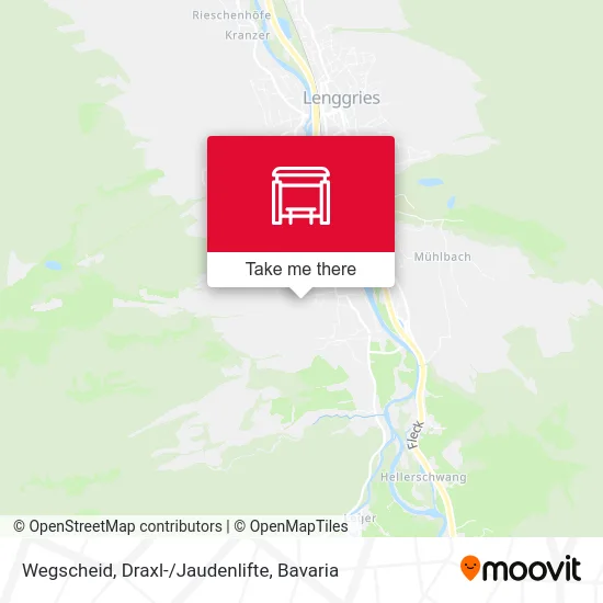 Карта Wegscheid, Draxl-/Jaudenlifte