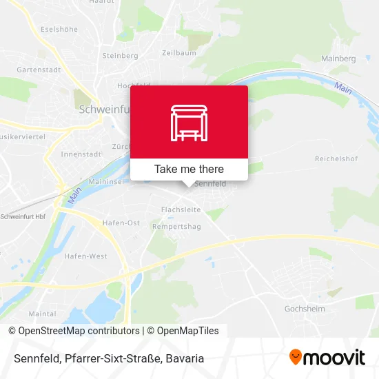 Карта Sennfeld, Pfarrer-Sixt-Straße