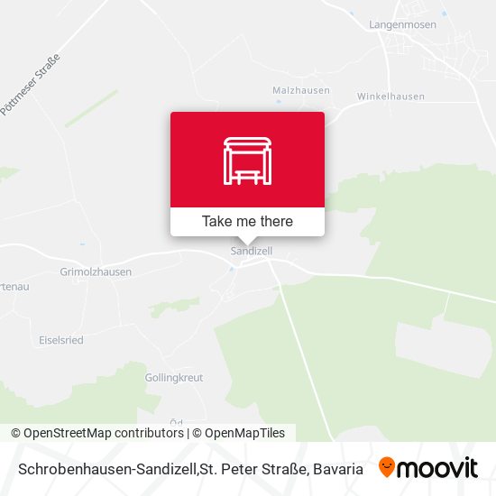 Schrobenhausen-Sandizell,St. Peter Straße map
