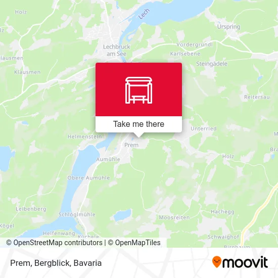 Карта Prem, Bergblick