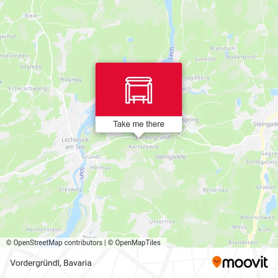 Карта Vordergründl