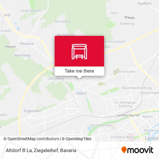 Altdorf B La, Ziegeleihof map