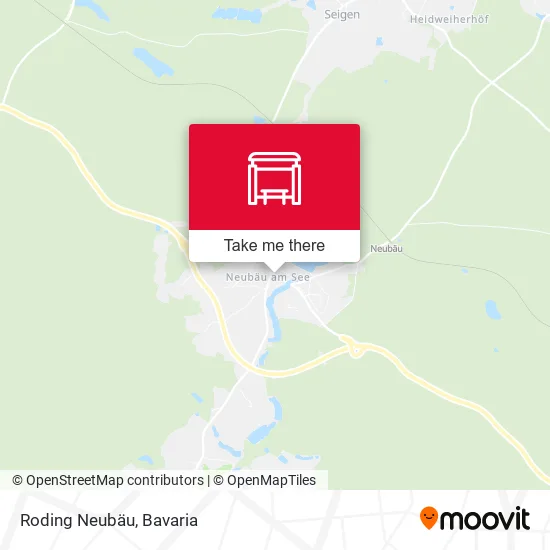 Карта Roding Neubäu