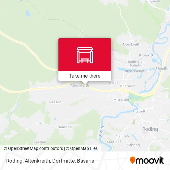 Карта Roding, Altenkreith, Dorfmitte
