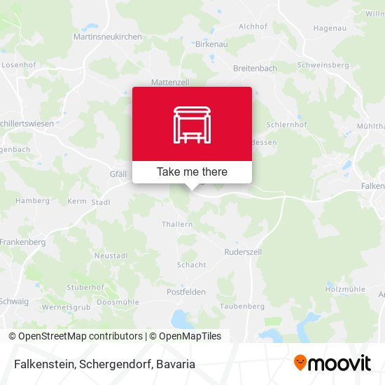 Карта Falkenstein, Schergendorf