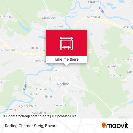 Карта Roding Chamer Steig
