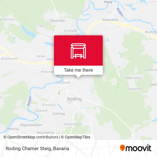 Карта Roding Chamer Steig