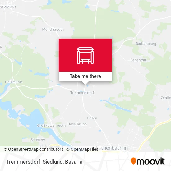 Карта Tremmersdorf, Siedlung
