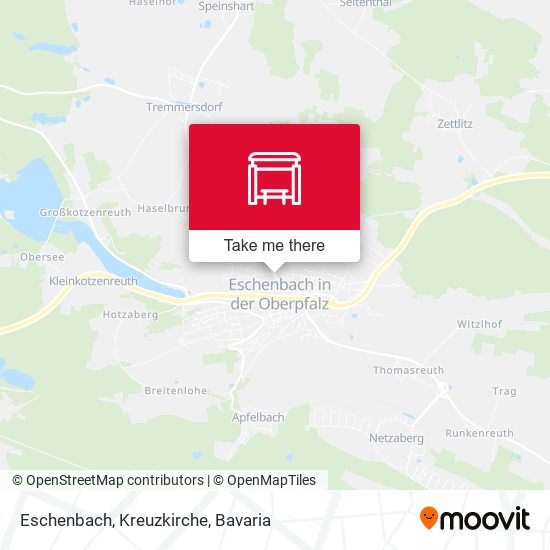 Eschenbach, Kreuzkirche map