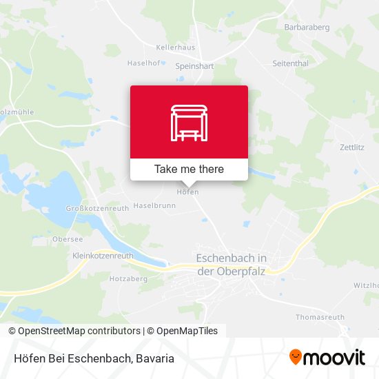 Höfen Bei Eschenbach map