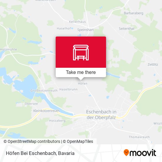 Höfen Bei Eschenbach map