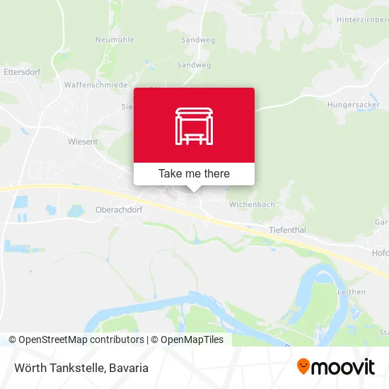 Карта Wörth Tankstelle