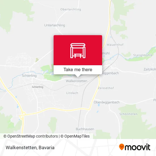 Карта Walkenstetten