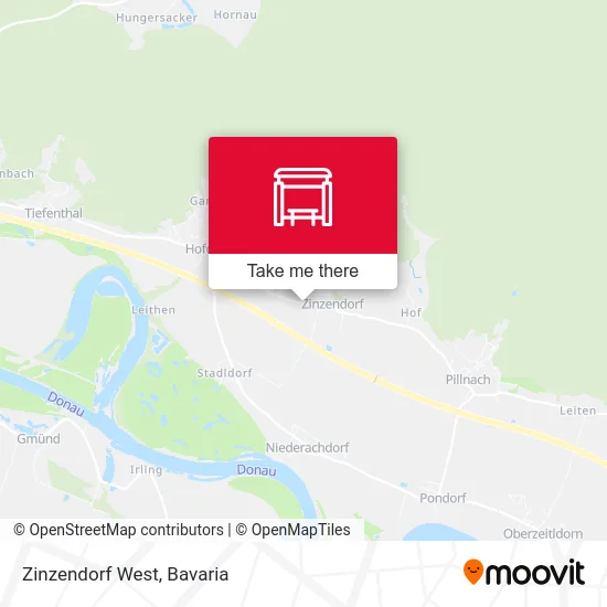 Карта Zinzendorf West