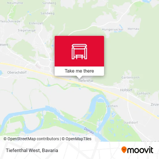 Карта Tiefenthal West