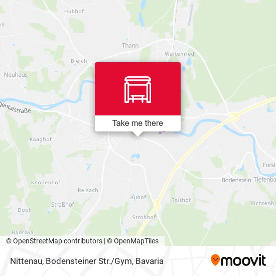 Карта Nittenau, Bodensteiner Str. / Gym